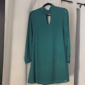 Teal Long sleeve dress form Mint Julep Boutique